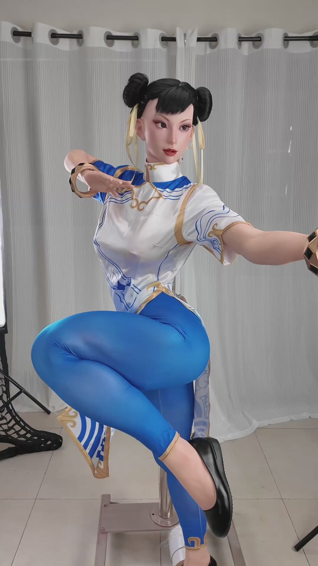 Chun Li muñeca sexual (Game Lady 169 cm F-Cup No.47-1 Silicona)