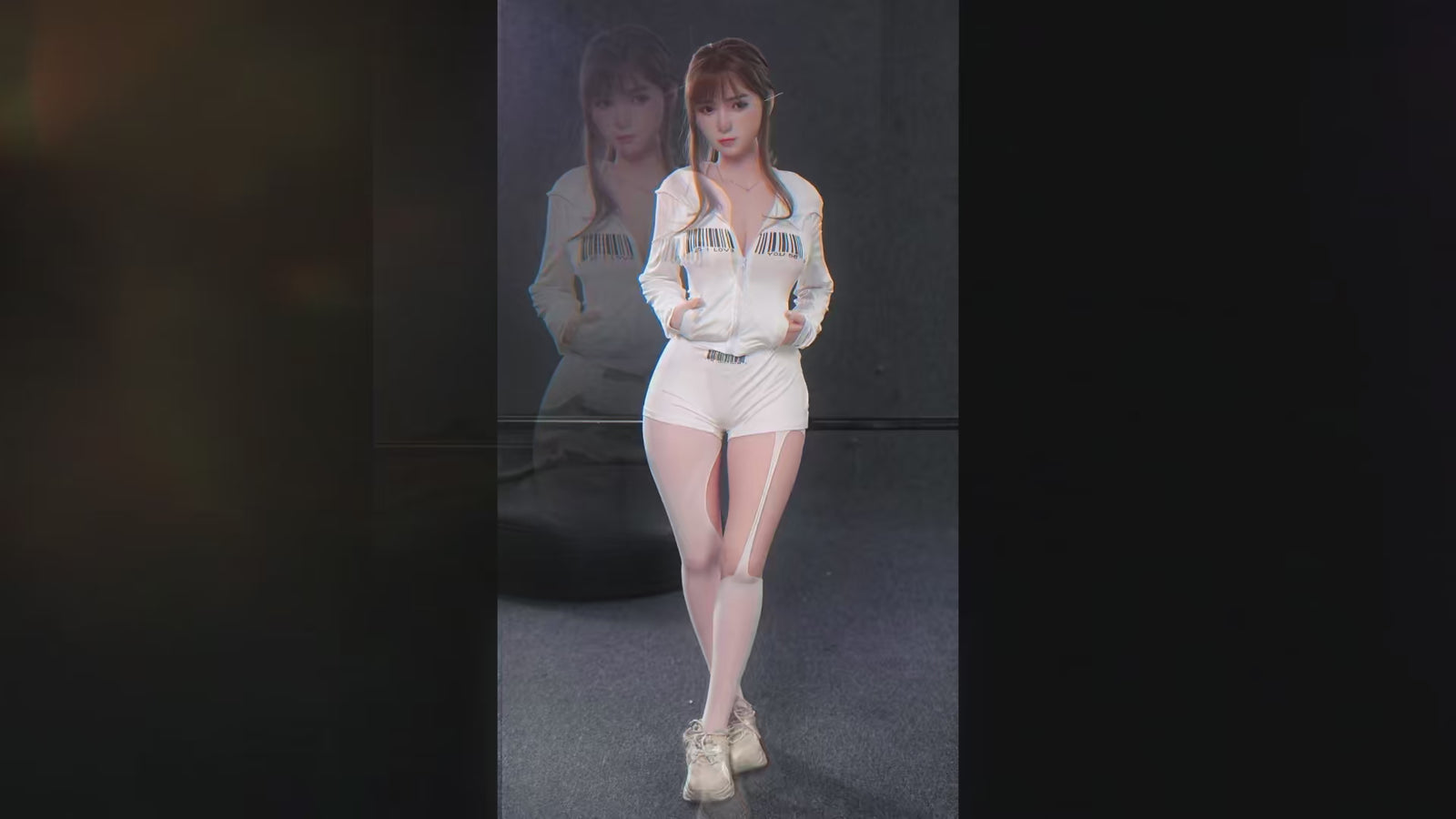 dong lan muñeca sexual (YJL Doll Copa C de 155 cm #864 TPE+silicona) EXPRESS