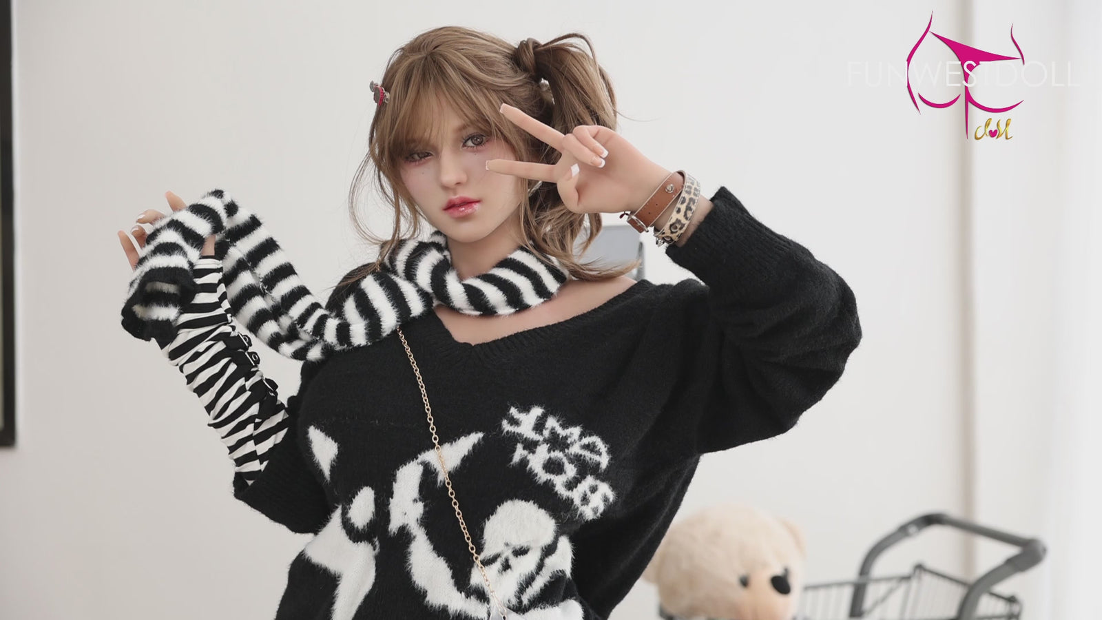 clara muñeca sexual (FunWest Doll 163 cm Copa G #050 TPE)