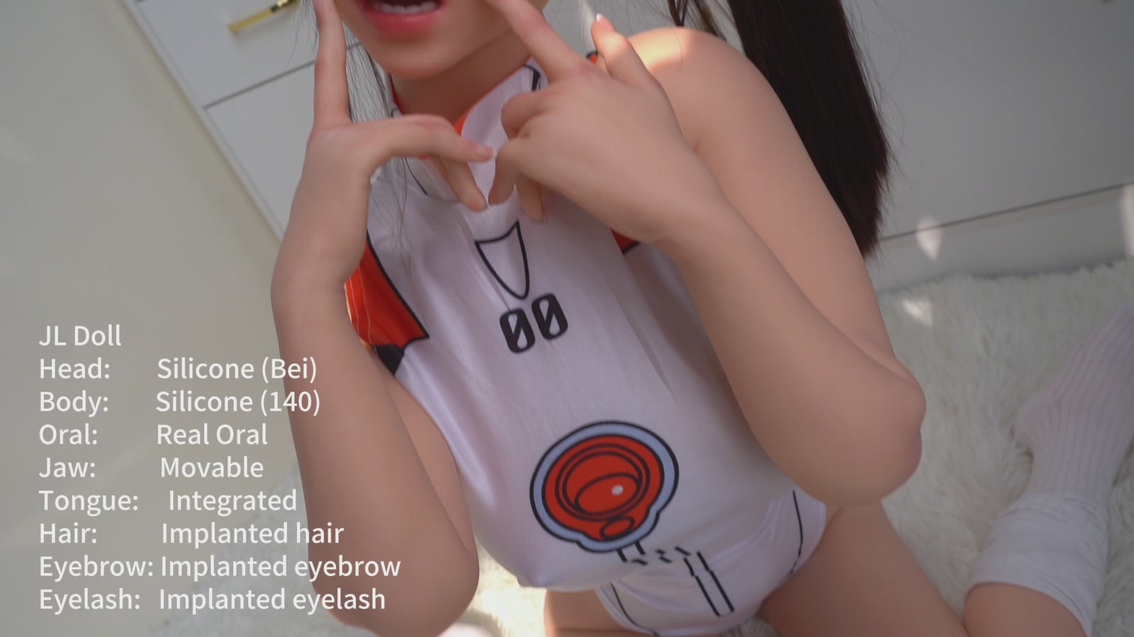 Orar muñeca sexual (Jarliet Copa C de silicona de 140 cm)