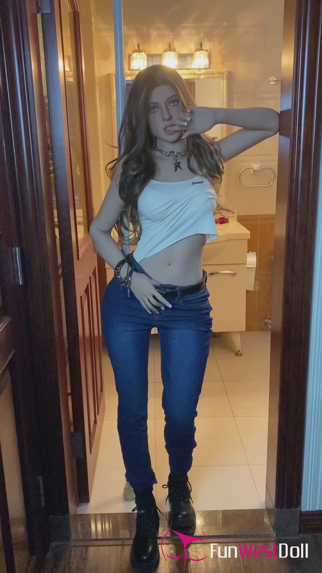 Jazmín muñeca sexual (FunWest Doll 159 cm Copa A #027 S-TPE) EXPRESS