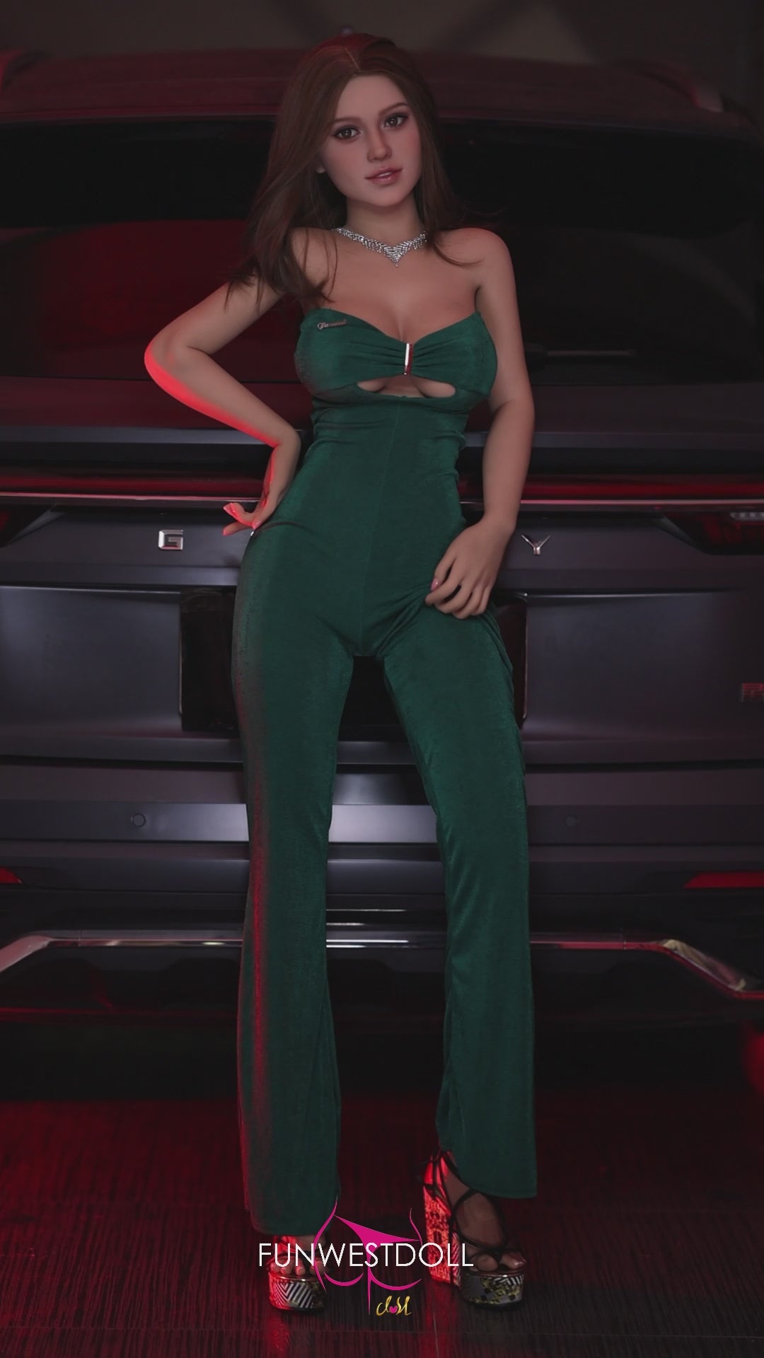 Rosa muñeca sexual (FunWest Doll 155 cm Copa F #043 TPE)