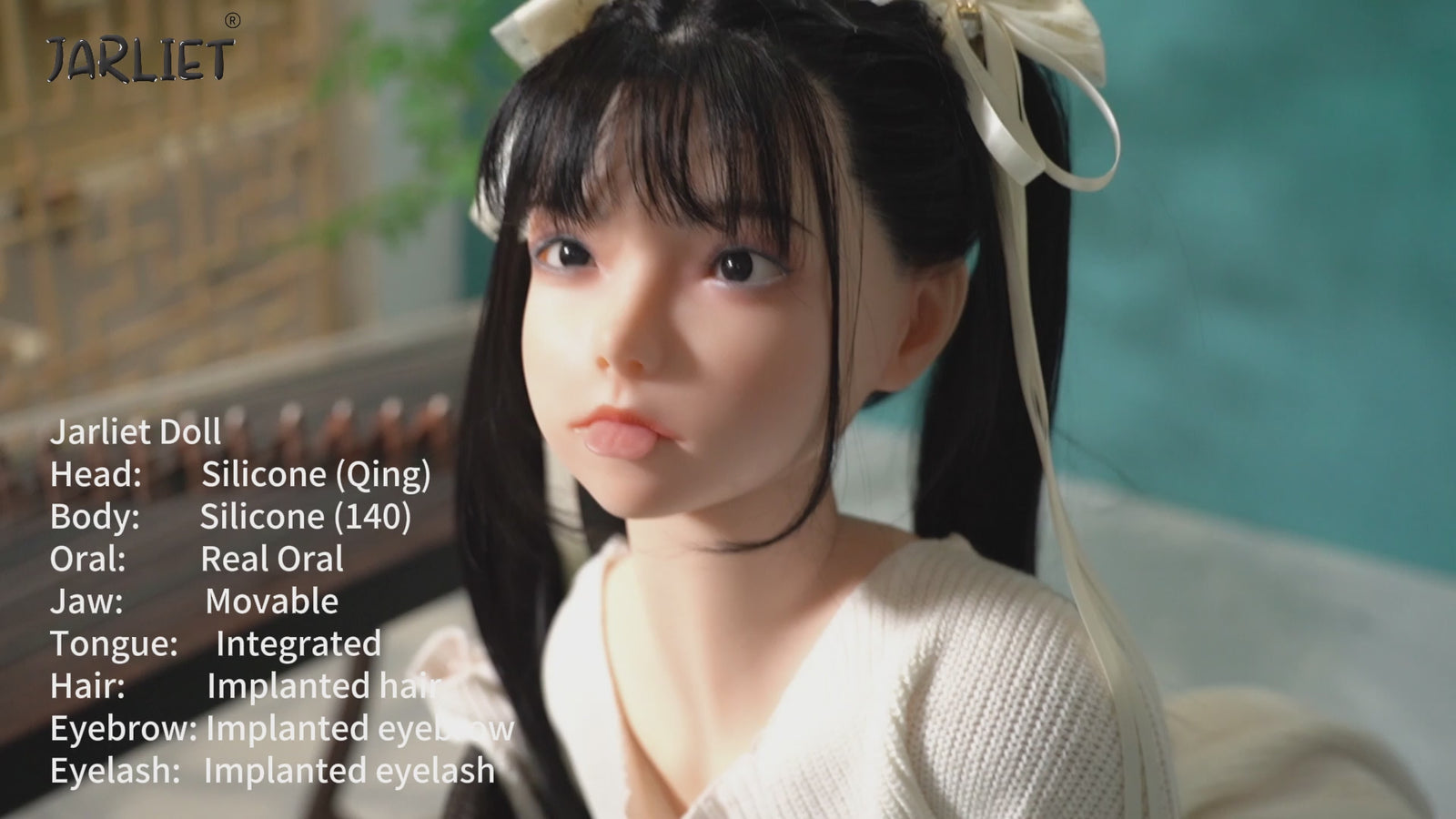 Qing muñeca sexual (Jarliet Copa C de silicona de 140 cm)