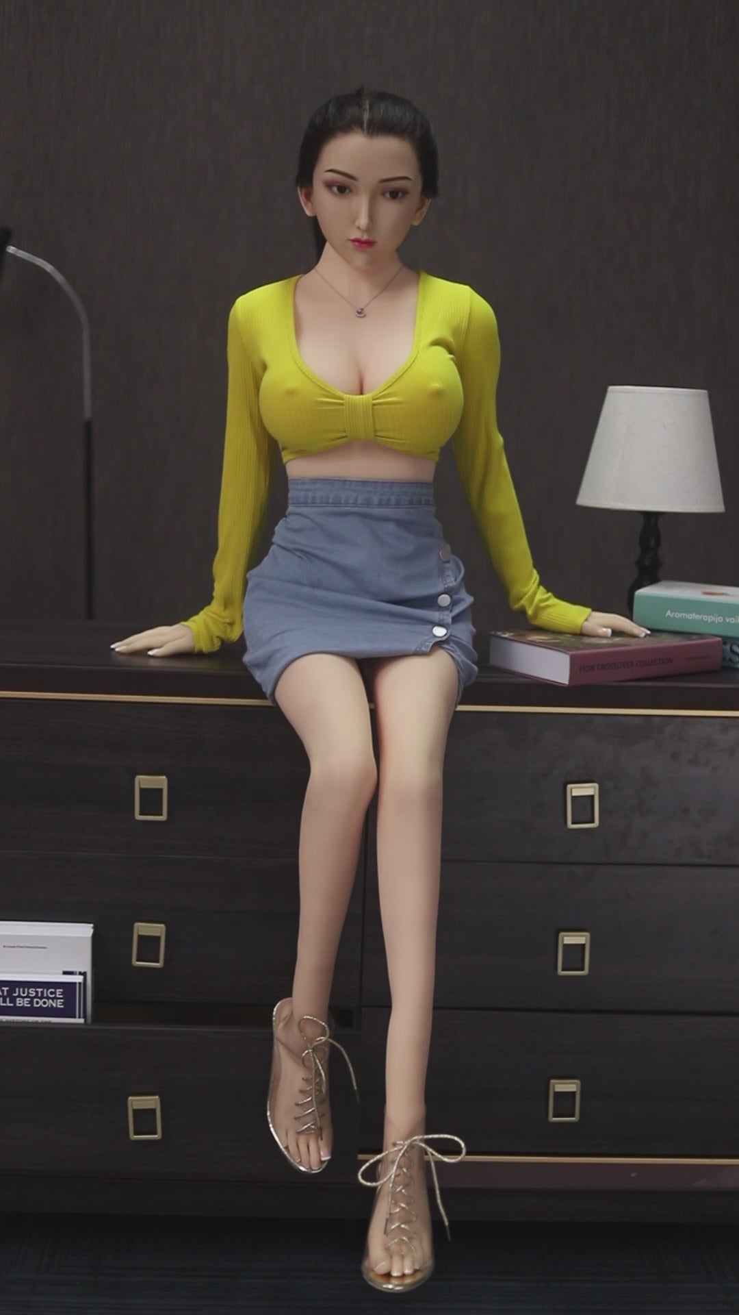 Bien muñeca sexual (Jarliet 150cm D-Cup TPE+Silicona)