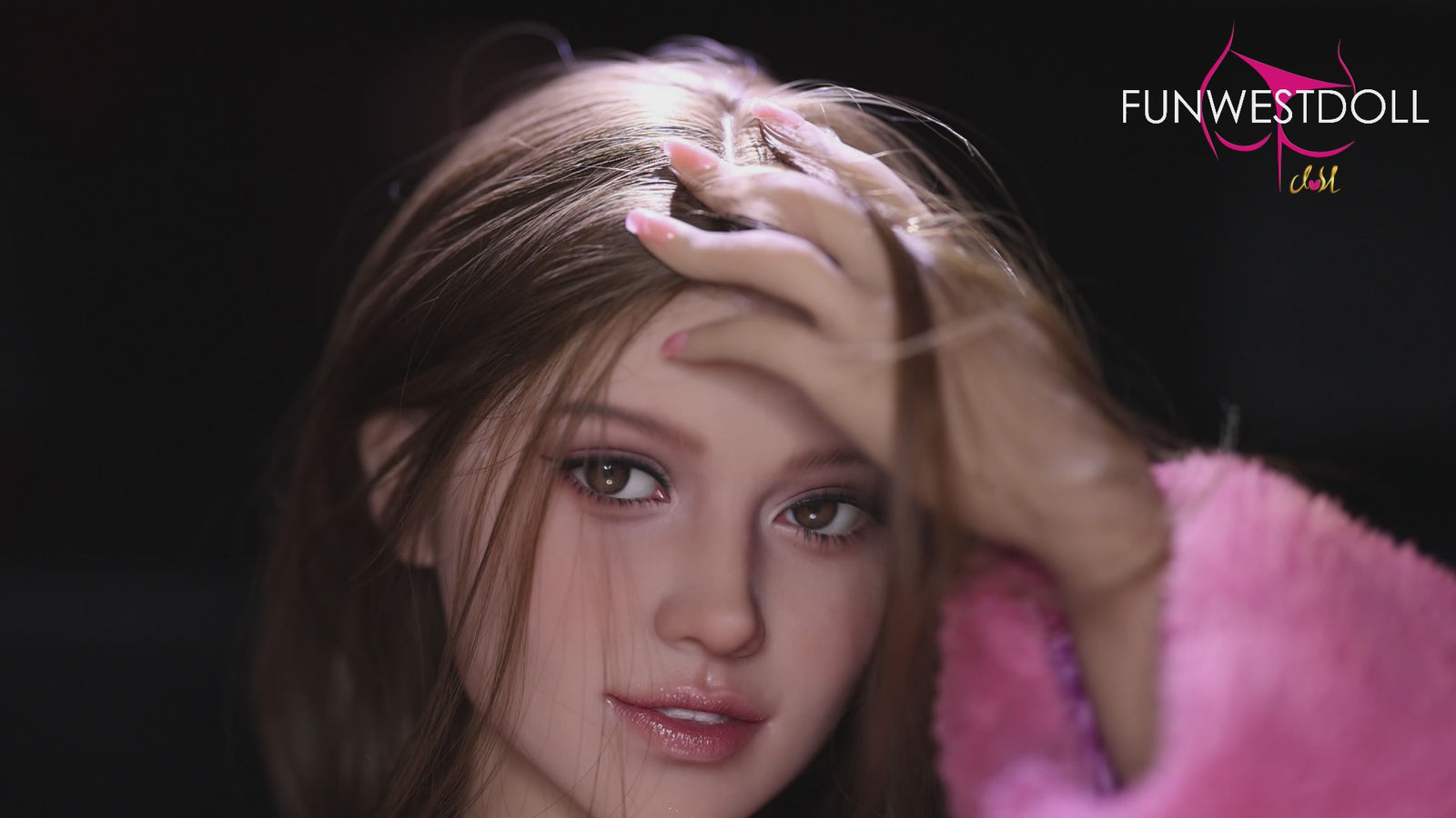 Rosa muñeca sexual (FunWest Doll 155 cm Copa F #043 TPE)
