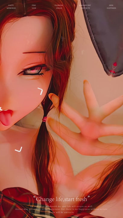 Mitsuki Iwata muñeca sexual (Elsa Babe 144cm #AHR008 Silicona)