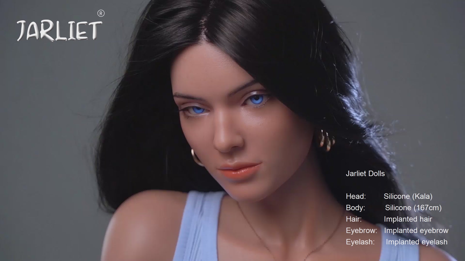 Calvo muñeca sexual (Jarliet 167 cm copa B de silicona)