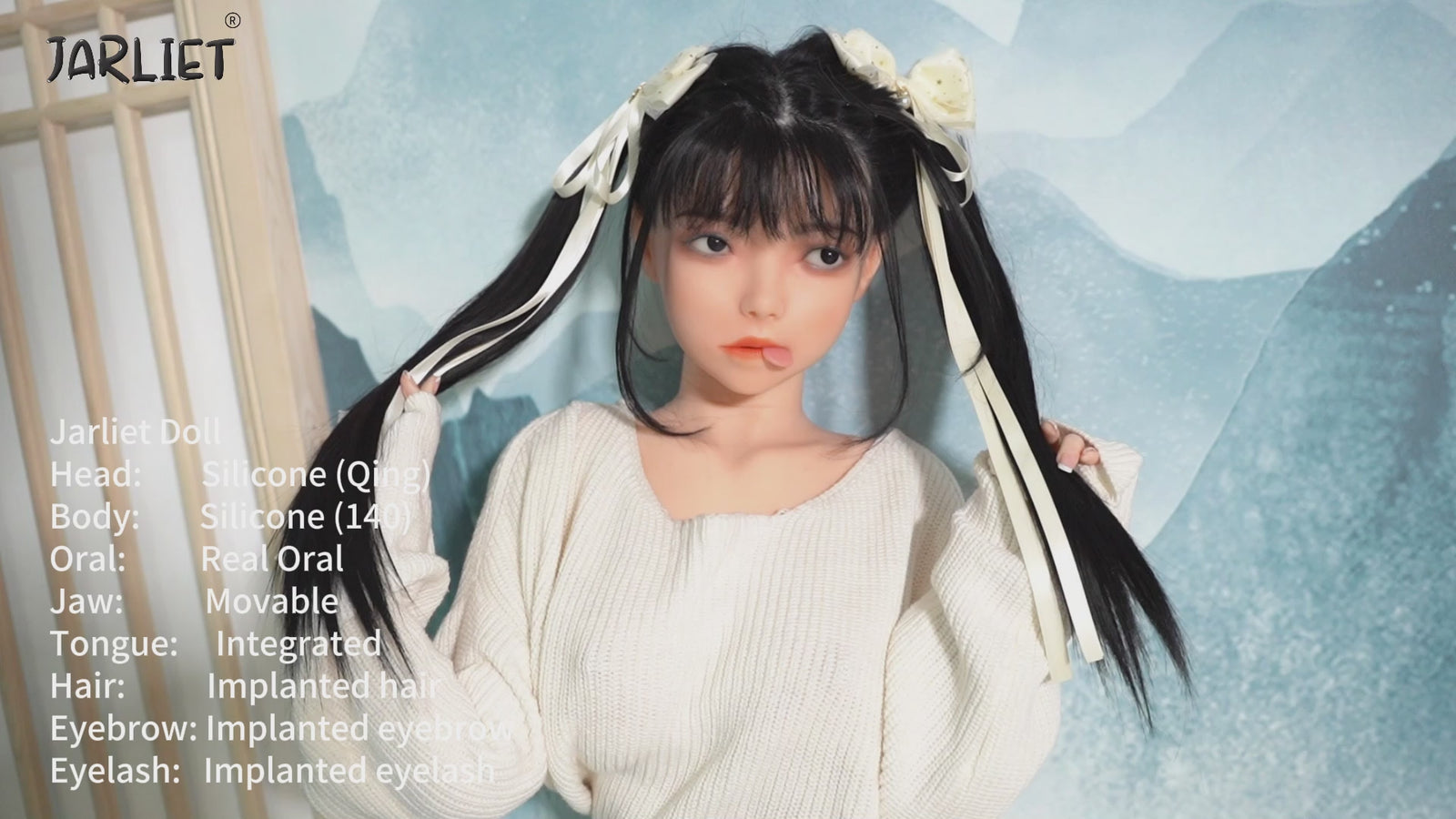 Qing muñeca sexual (Jarliet Copa C de silicona de 140 cm)