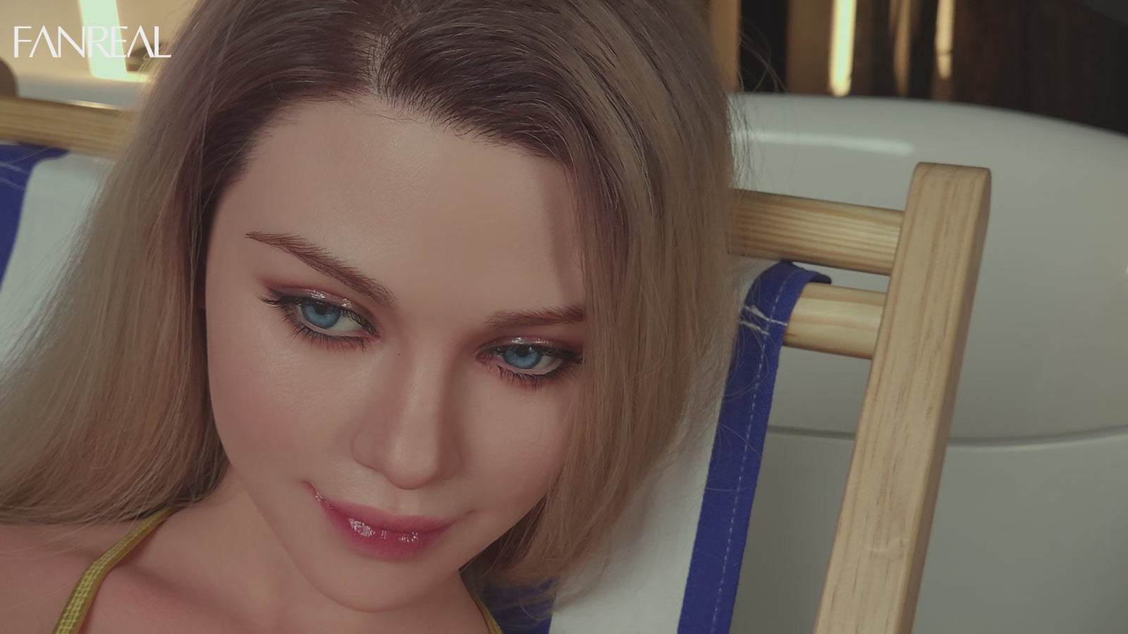 María Torso muñeca sexual (FanReal Doll Copa F de 111 cm. RST Silicona)