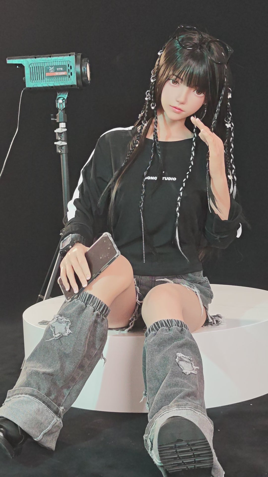 Xiaolu muñeca sexual (FUDoll 150cm B-Cup Silicona)