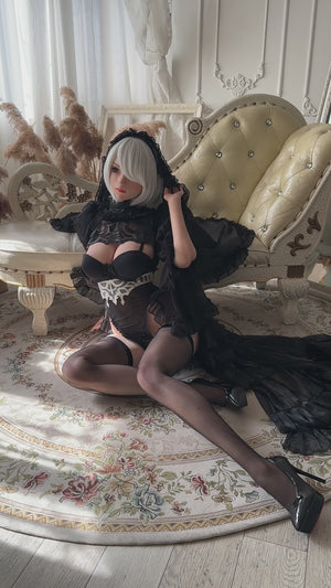 Yorha 2b muñeca sexual (Game Lady 171cm E-CUP No.18 Silicona)