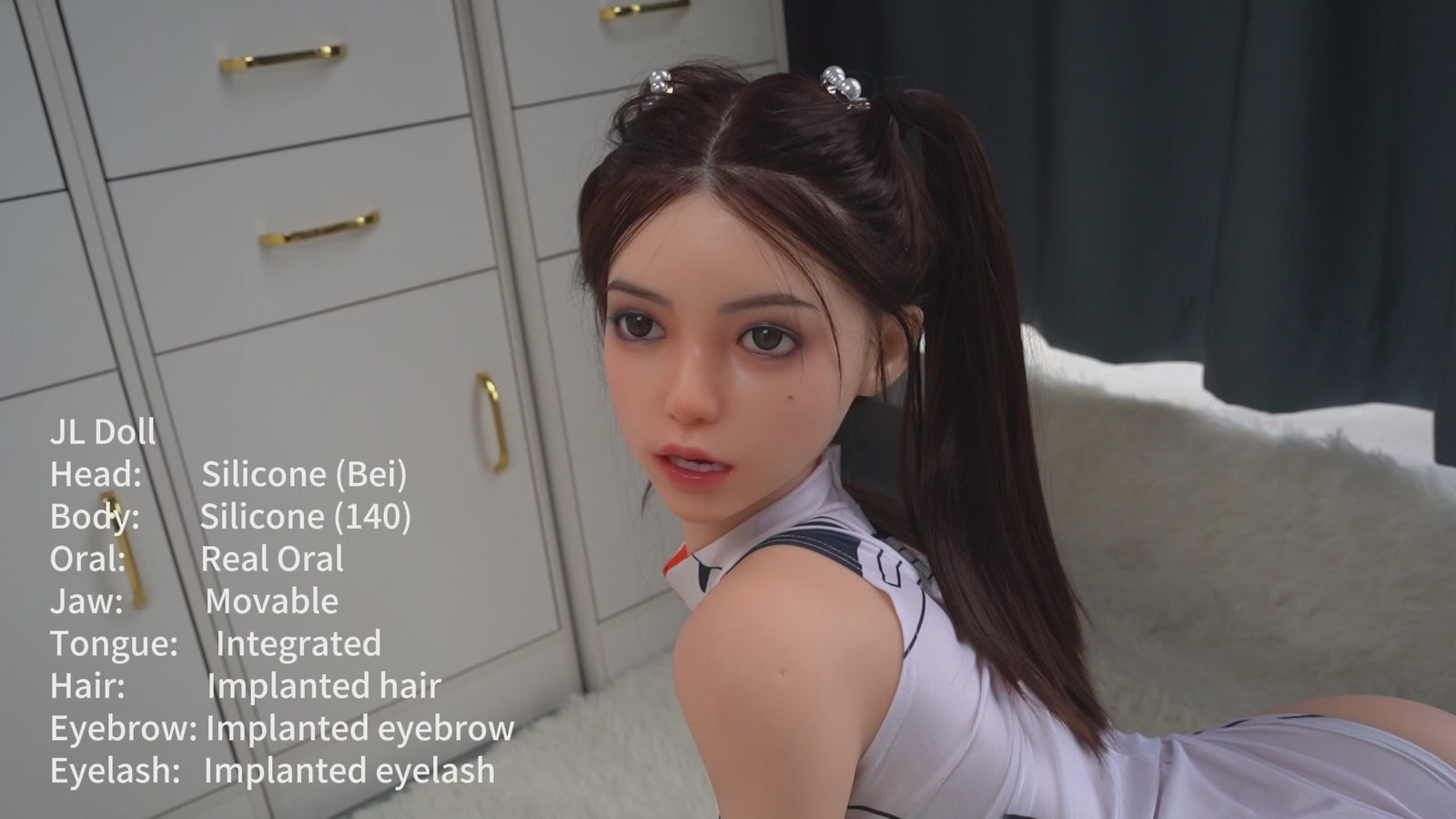 Orar muñeca sexual (Jarliet Copa C de silicona de 140 cm)