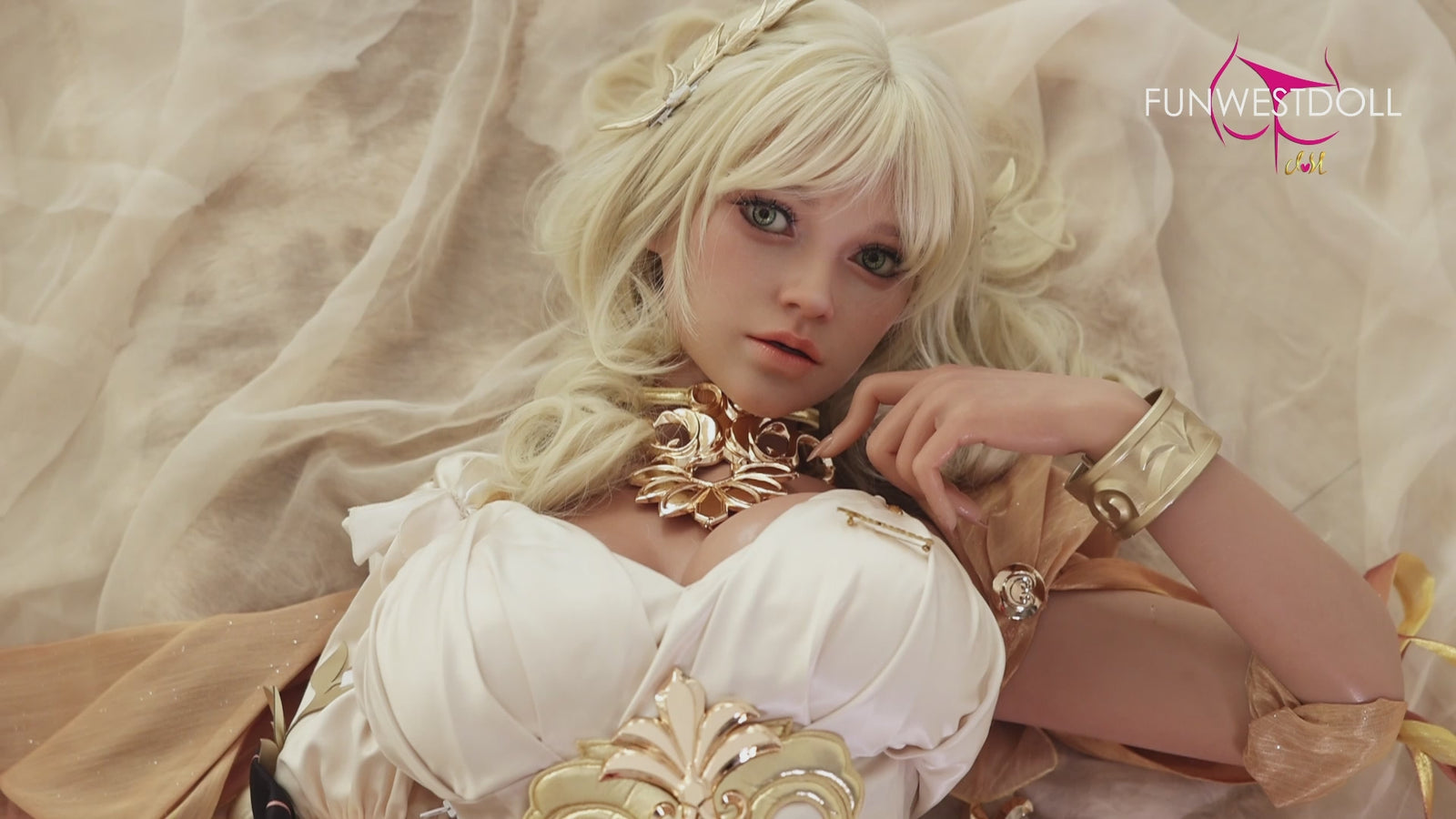 Bella muñeca sexual (FunWest Doll Copa G de 157 cm #037SJ RST silicona)