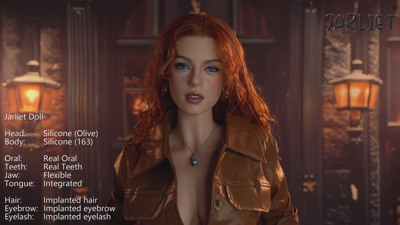 oliva muñeca sexual (Jarliet 163 cm D-Cup de silicona)