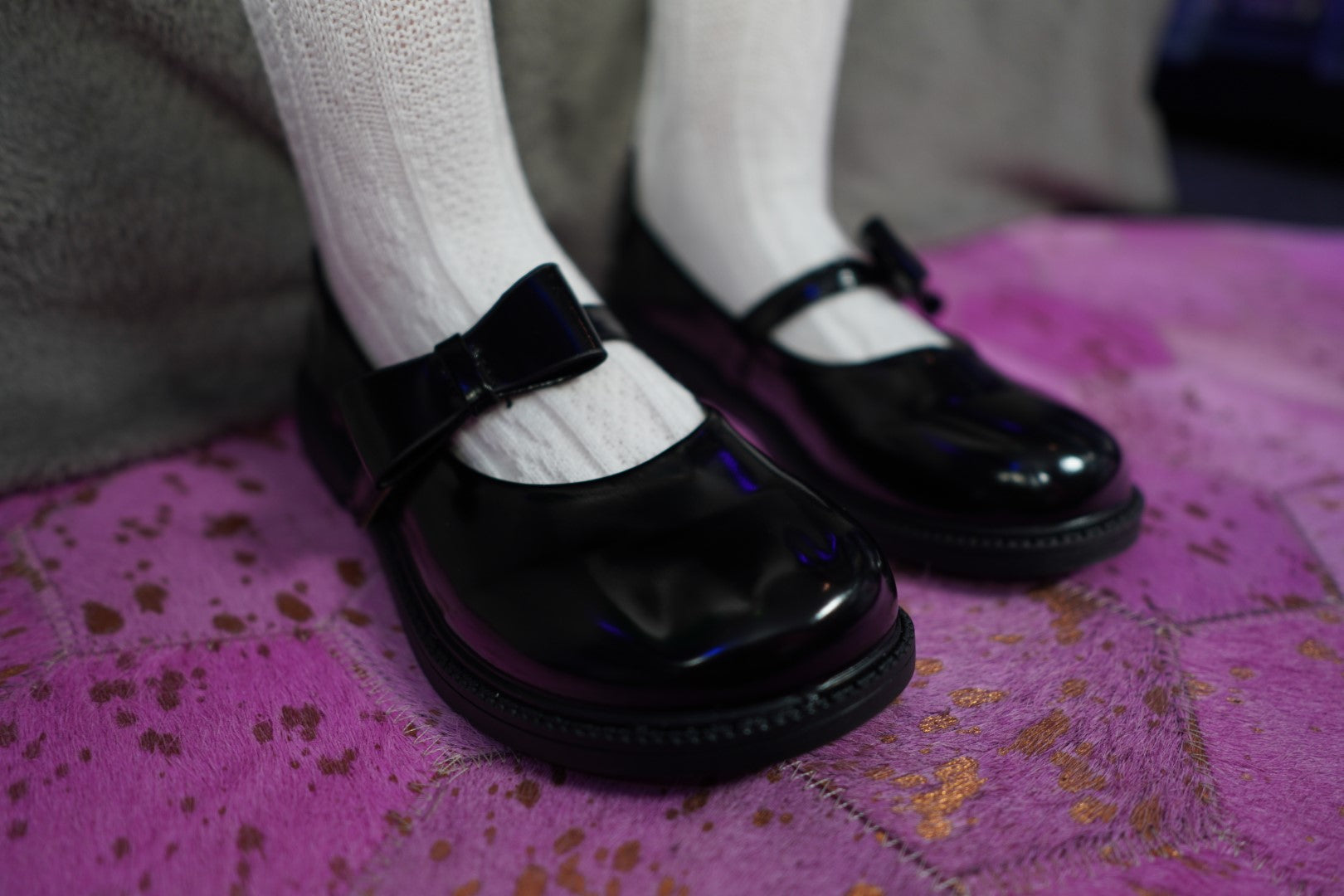 Para muñeca sexual (negro, barniz)