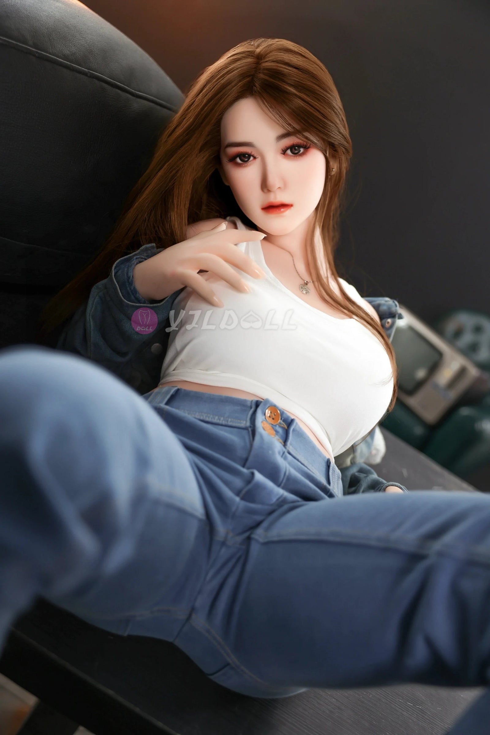 Jiang Yan muñeca sexual (YJL Doll 163 cm Copa F #804 TPE + Silicona)