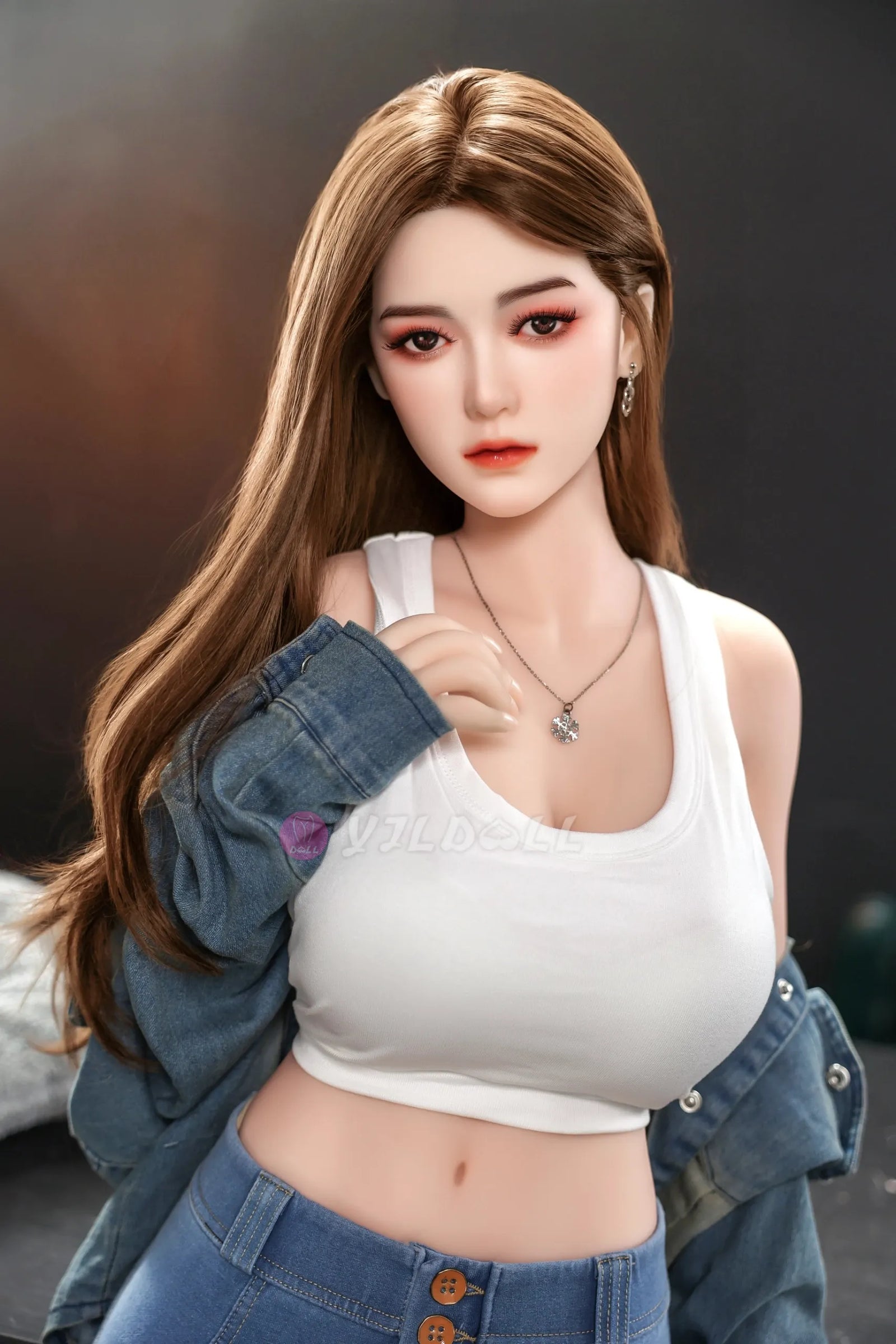 Jiang Yan muñeca sexual (YJL Doll 163 cm Copa F #804 TPE + Silicona)