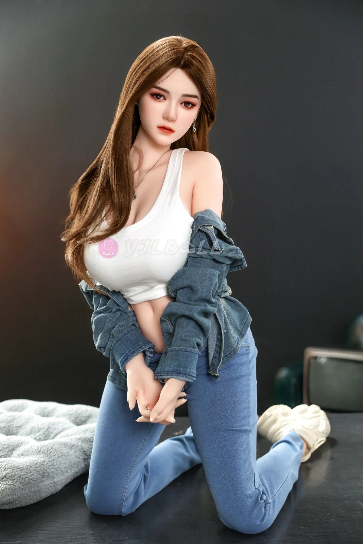 Jiang Yan muñeca sexual (YJL Doll 163 cm Copa F #804 TPE + Silicona)
