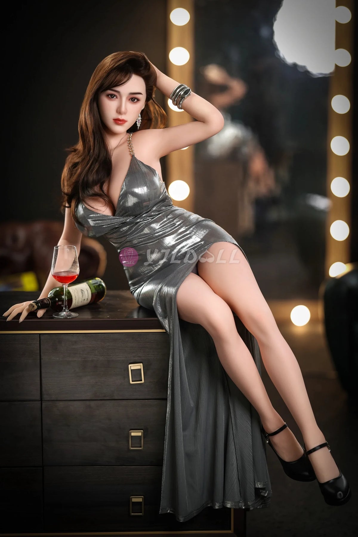 shao ting muñeca sexual (YJL Doll 163cm Copa F #875 TPE + Silicona)