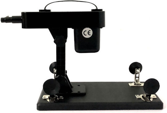 Máquina sexual compacta y potente con ángulo ajustable (con enchufes de succión)
