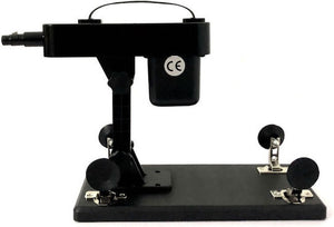 Máquina sexual compacta y potente con ángulo ajustable (con enchufes de succión)