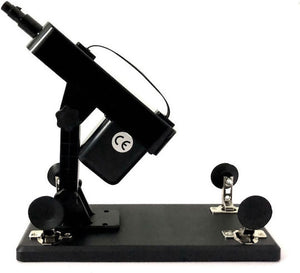 Máquina sexual compacta y potente con ángulo ajustable (con enchufes de succión)