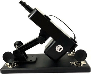 Máquina sexual compacta y potente con ángulo ajustable (con enchufes de succión)