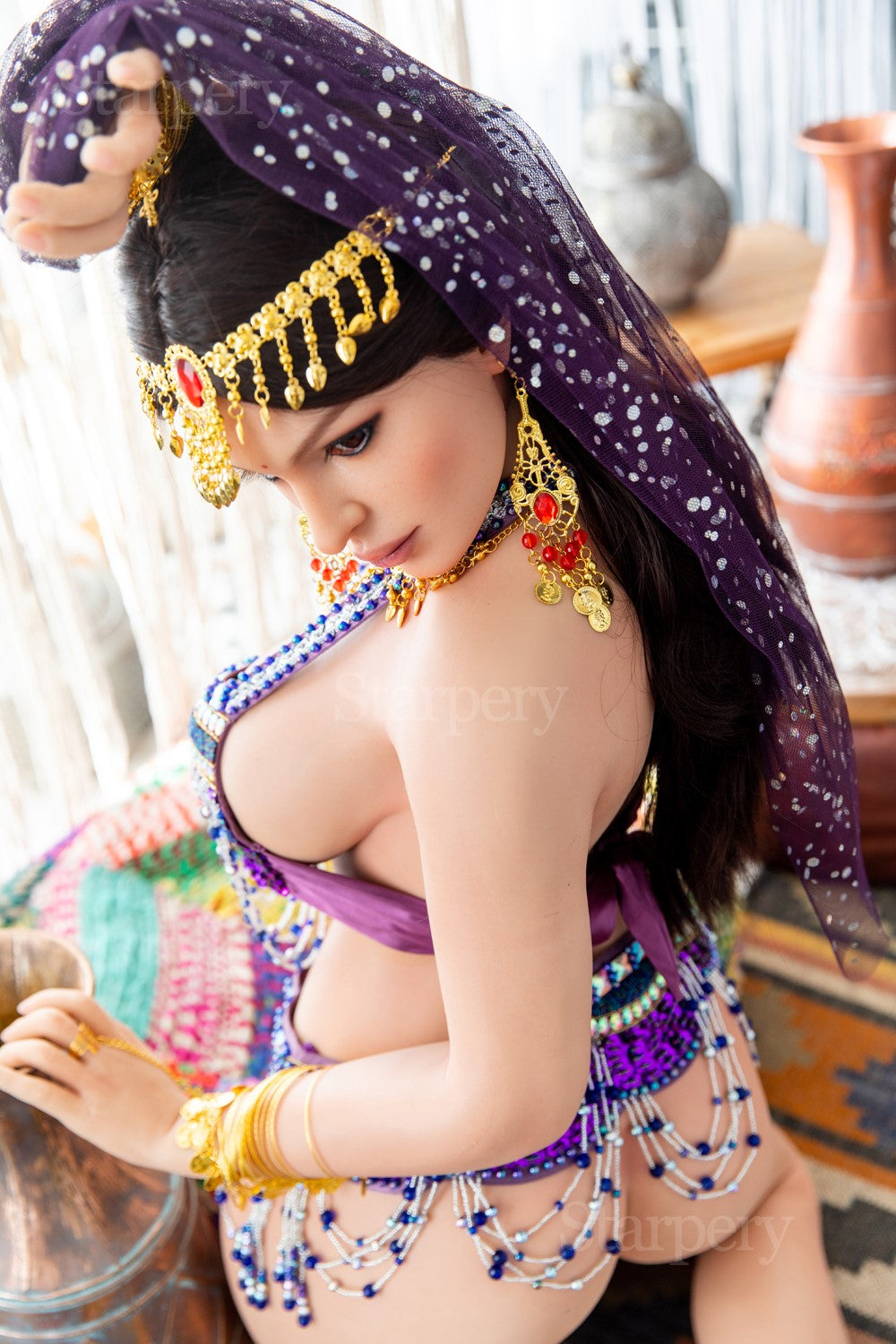 jamela muñeca sexual (Starpery Copa G de 165 cm (TPE+Silicona)