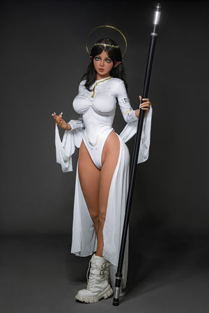 Alva muñeca sexual (Aibei Doll TPE de 160 cm de copa)