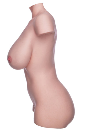 Rebecca torso muñeca sexual (Irontech Doll 95 cm de silicona F-CUP)