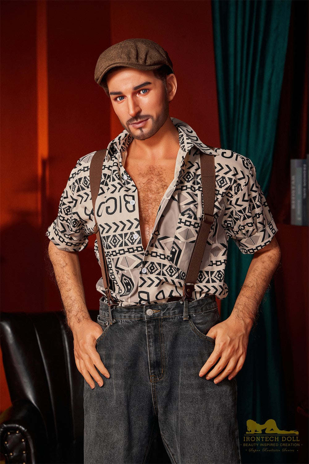 Antonio Hombre muñeca sexual (Irontech Doll 170cm M3 Silicona)