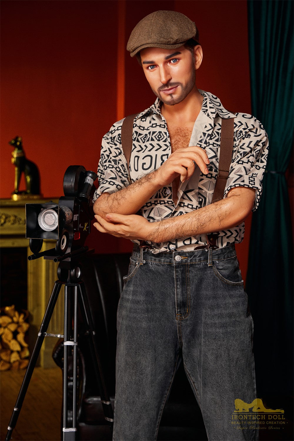 Antonio Hombre muñeca sexual (Irontech Doll 170cm M3 Silicona)