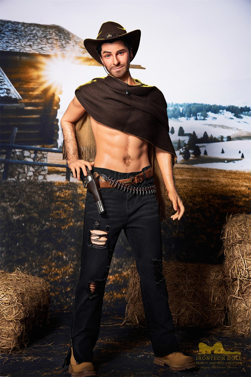 Allen Hombre muñeca sexual (Irontech Doll 170cm M6 Silicona)