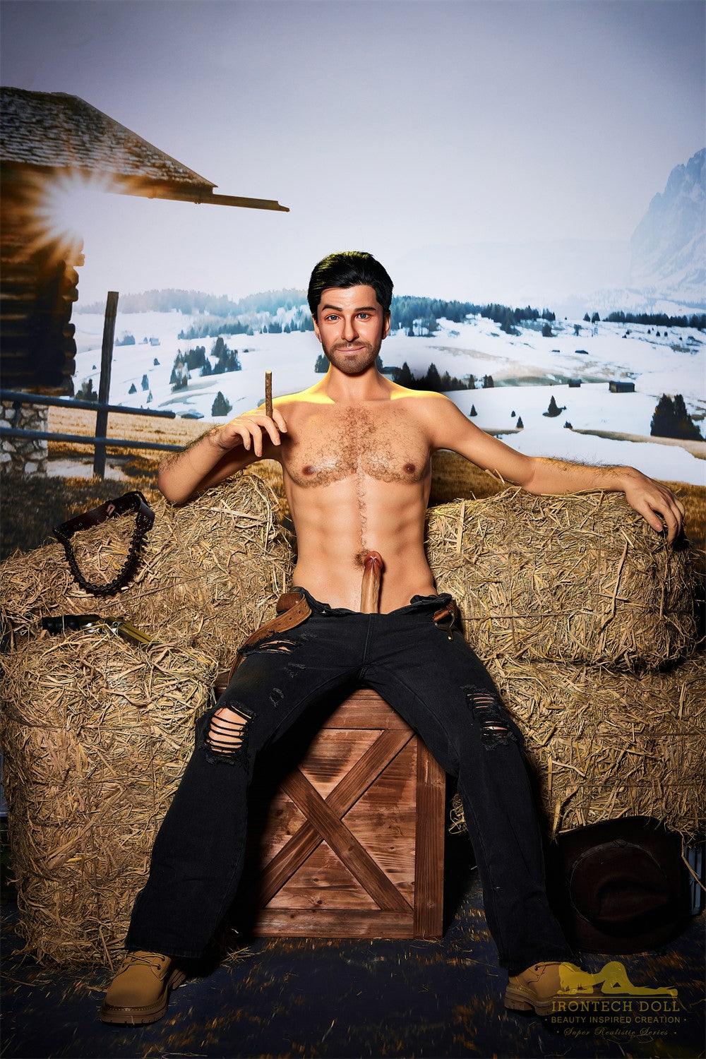 Allen Hombre muñeca sexual (Irontech Doll 170cm M6 Silicona)