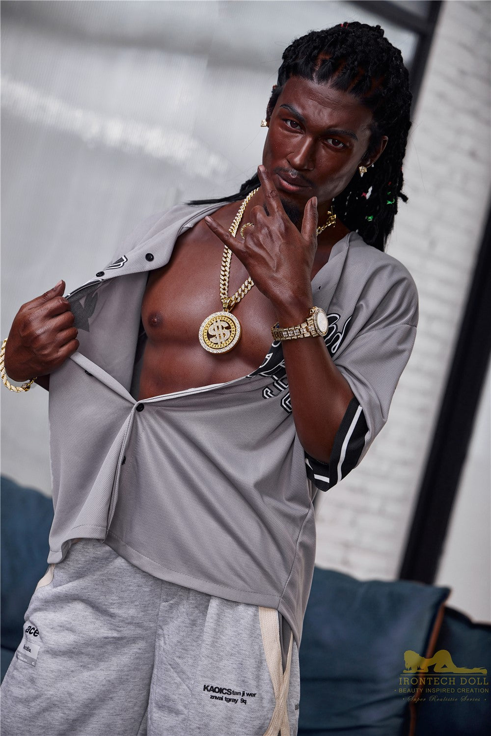 Bill Hombre muñeca sexual (Irontech Doll 170cm M7 Silicona)