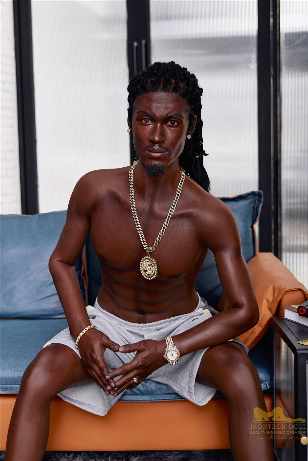 Bill Hombre muñeca sexual (Irontech Doll 170cm M7 Silicona)