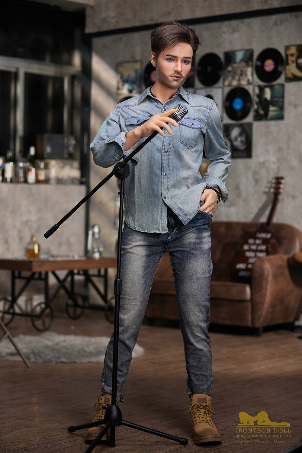 Steve Hombre muñeca sexual (Irontech Doll 170cm M4 Silicona)