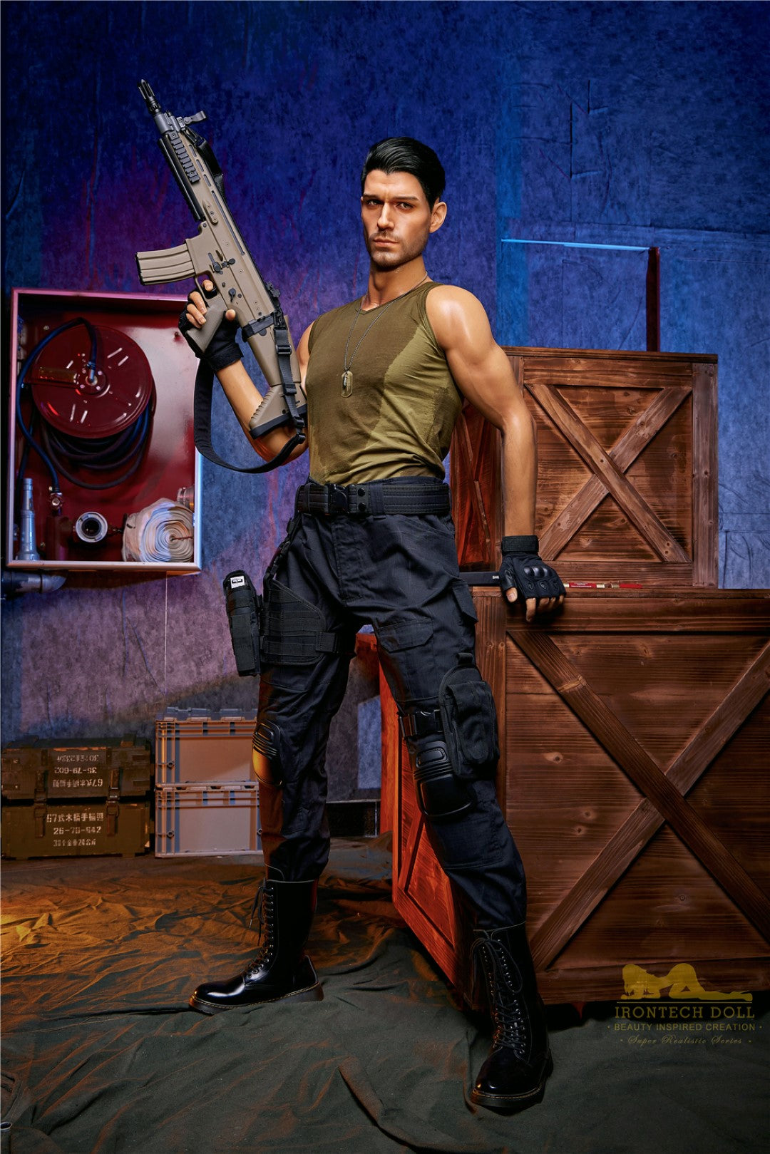 Thomas Hombre muñeca sexual (Irontech Doll 176cm M5 Silicona)