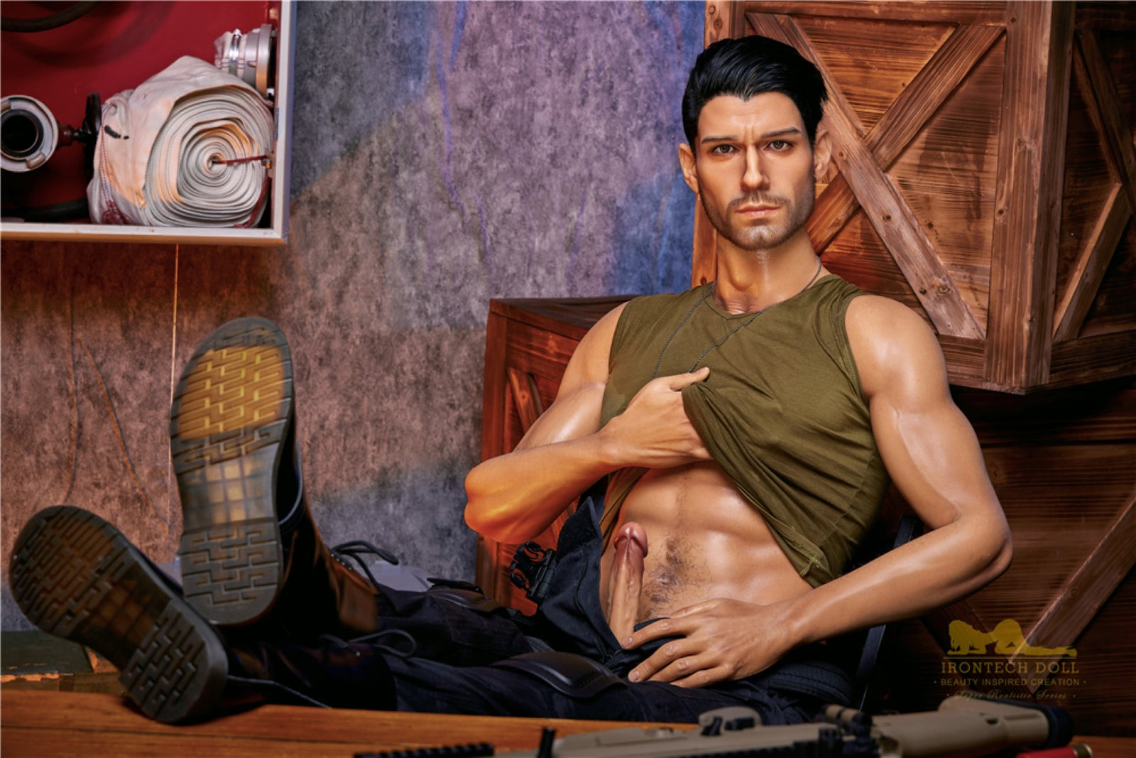 Thomas Hombre muñeca sexual (Irontech Doll 176cm M5 Silicona)