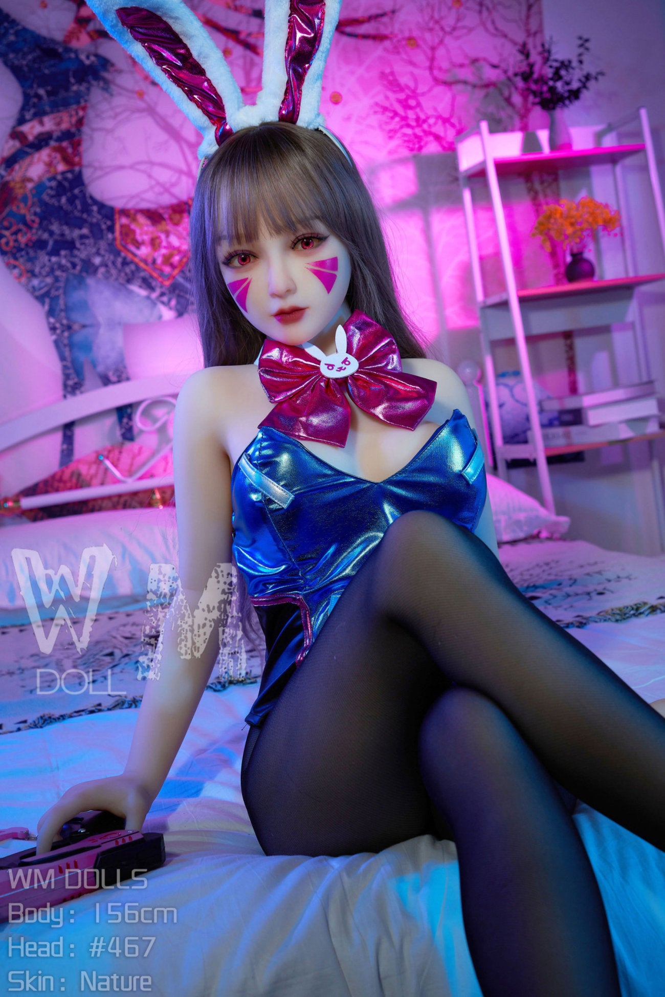 D.VA muñeca sexual (WM-Doll 156 cm C-CUP #467 TPE)