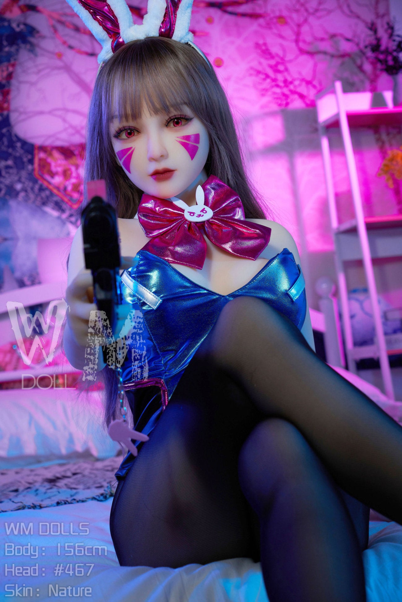 D.VA muñeca sexual (WM-Doll 156 cm C-CUP #467 TPE)