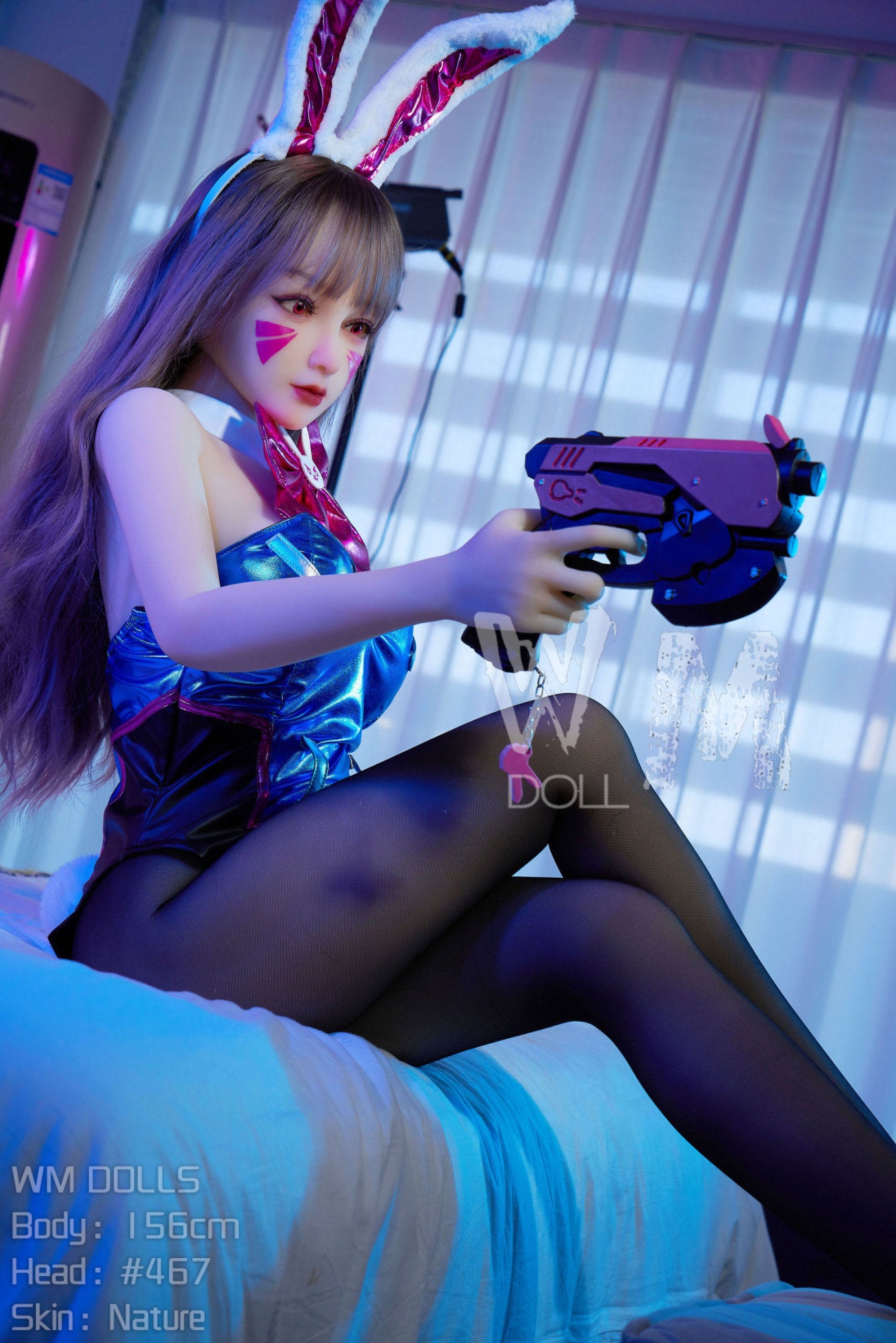D.VA muñeca sexual (WM-Doll 156 cm C-CUP #467 TPE)