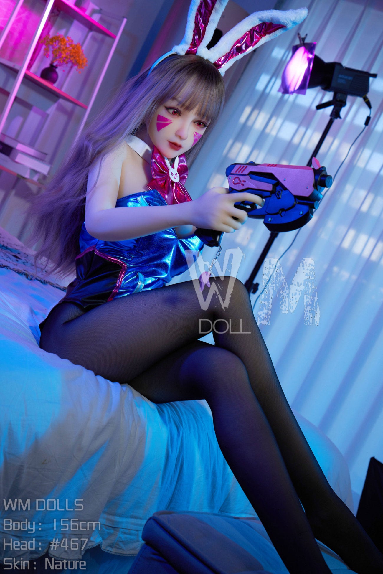 D.VA muñeca sexual (WM-Doll 156 cm C-CUP #467 TPE)
