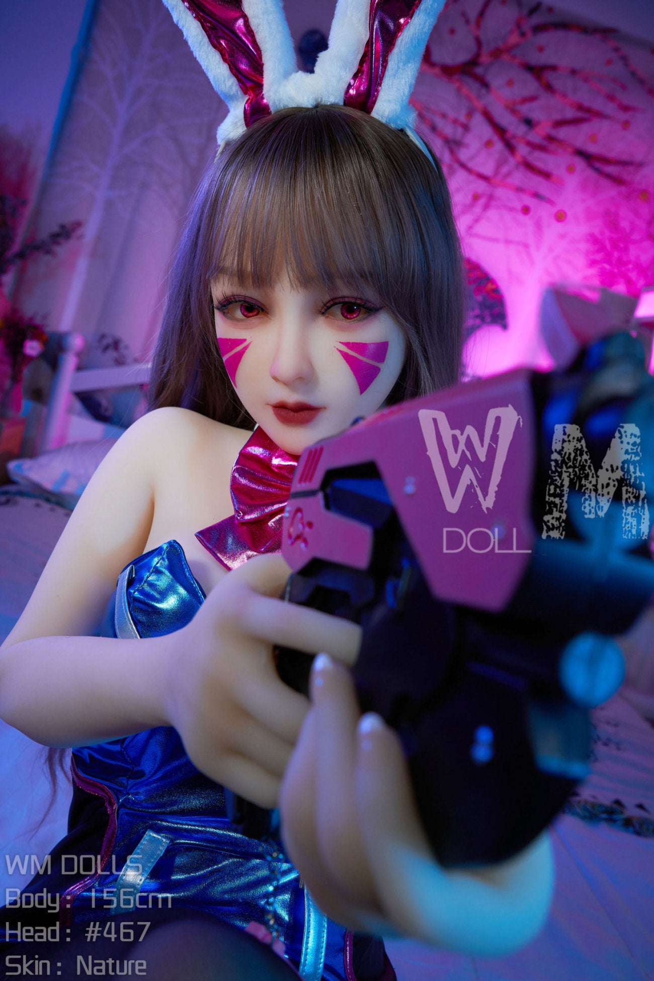 D.VA muñeca sexual (WM-Doll 156 cm C-CUP #467 TPE)