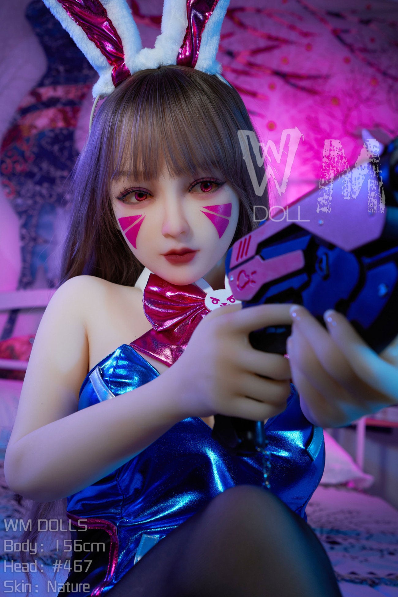 D.VA muñeca sexual (WM-Doll 156 cm C-CUP #467 TPE)