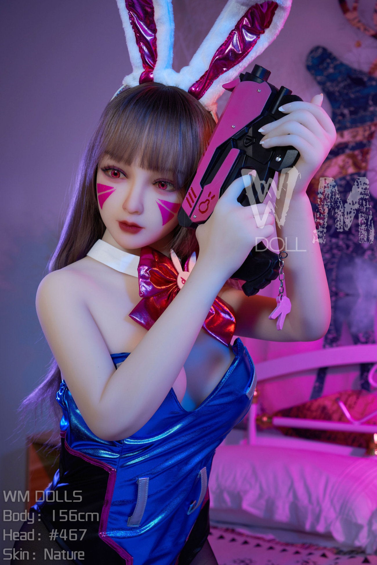 D.VA muñeca sexual (WM-Doll 156 cm C-CUP #467 TPE)