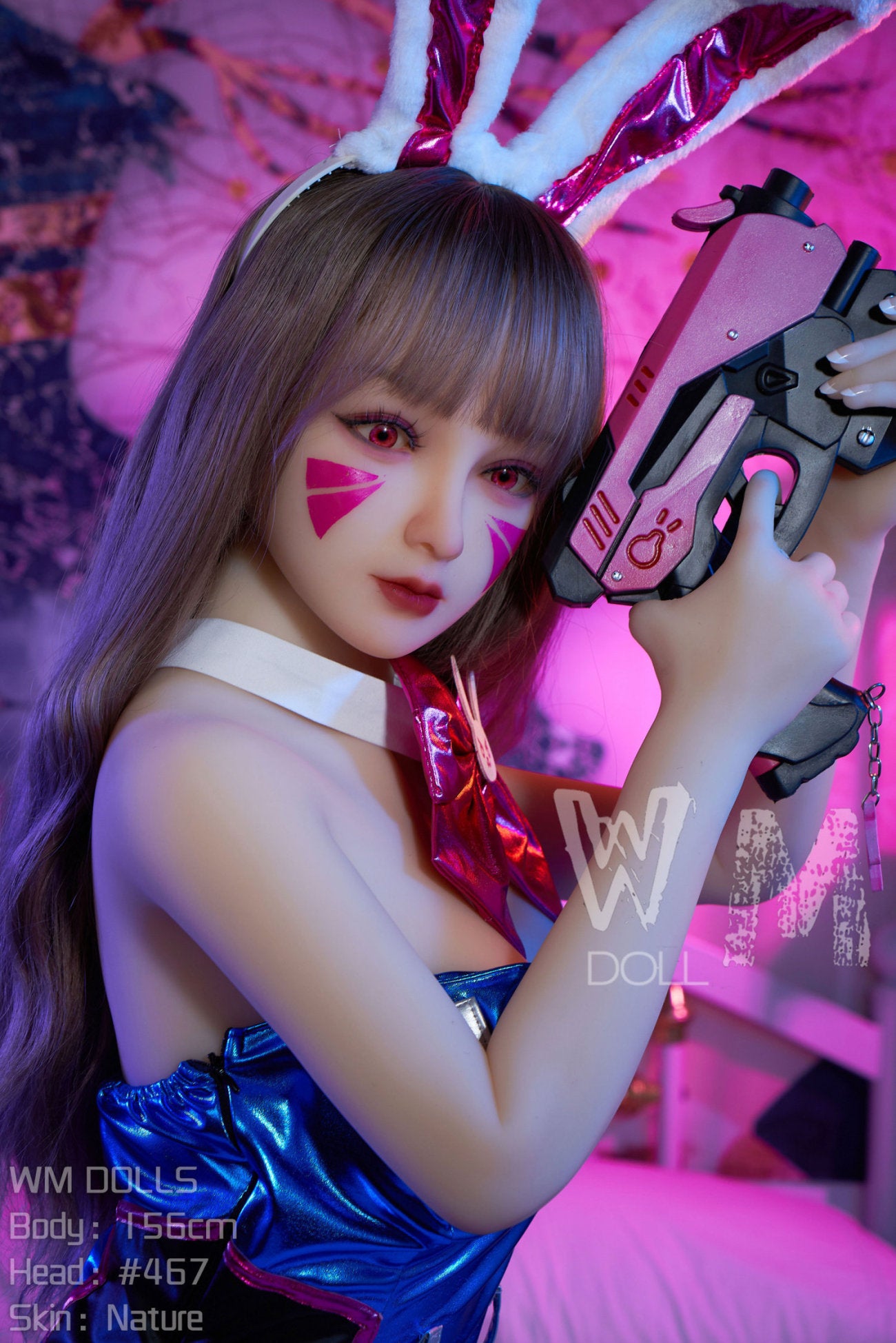 D.VA muñeca sexual (WM-Doll 156 cm C-CUP #467 TPE)
