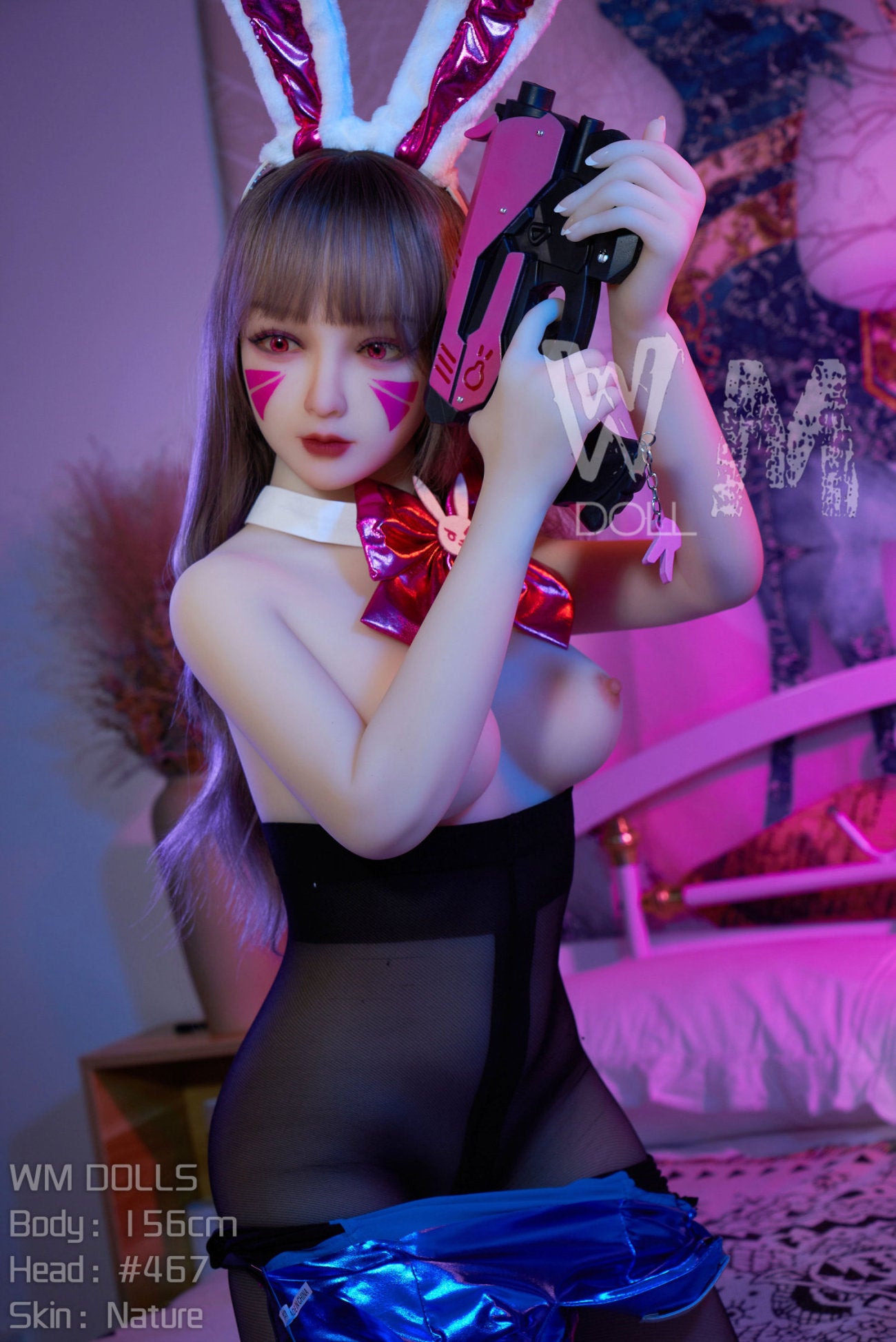 D.VA muñeca sexual (WM-Doll 156 cm C-CUP #467 TPE)