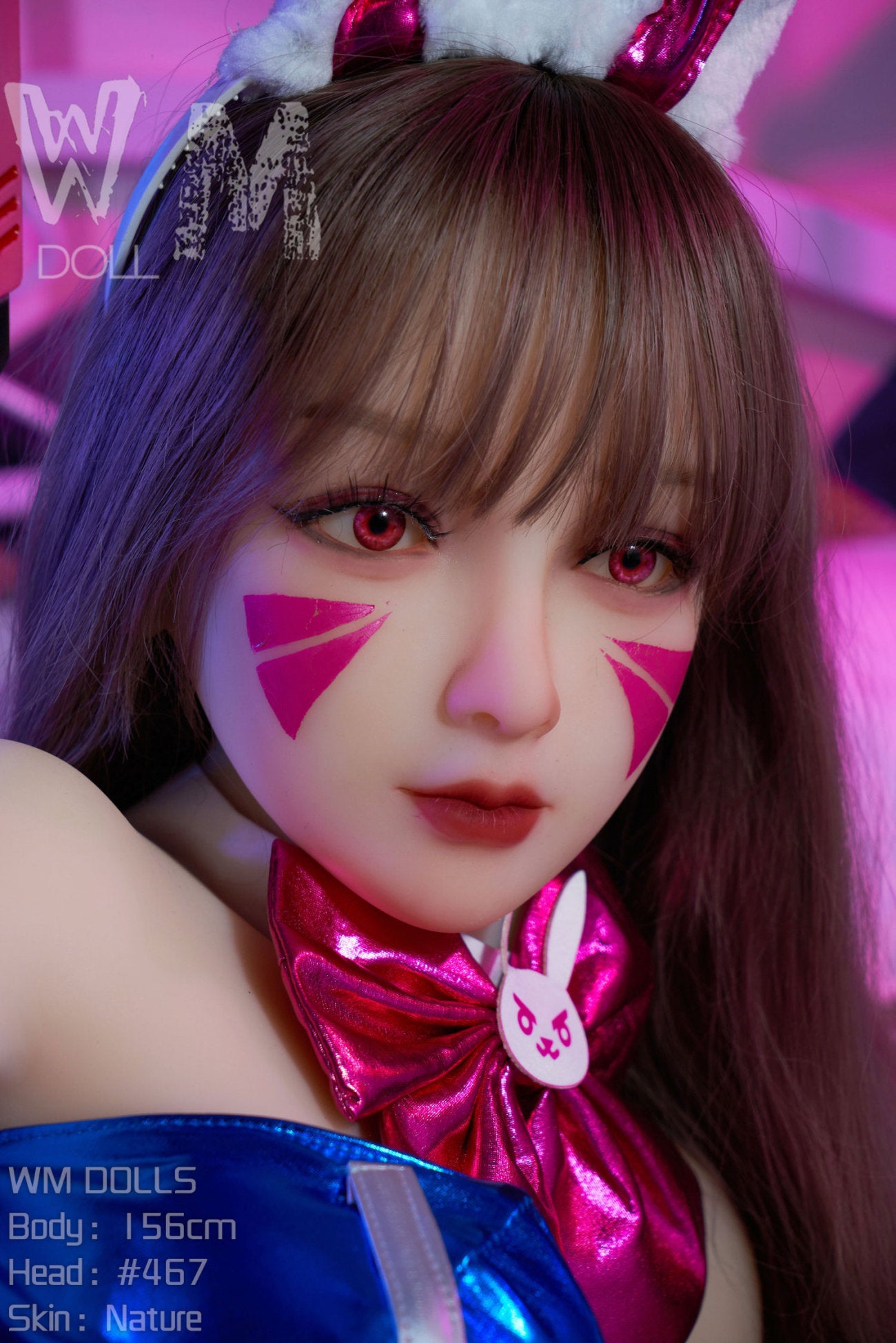 D.VA muñeca sexual (WM-Doll 156 cm C-CUP #467 TPE)