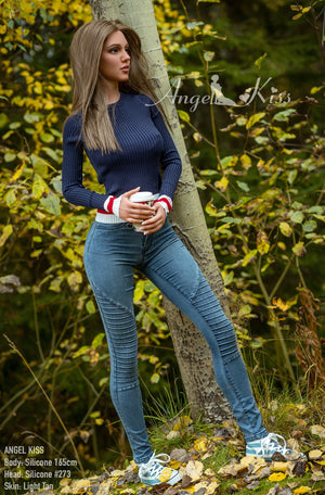 Paulina muñeca sexual (AK-Doll 165cm D-Kupa #LS273 Silicona)